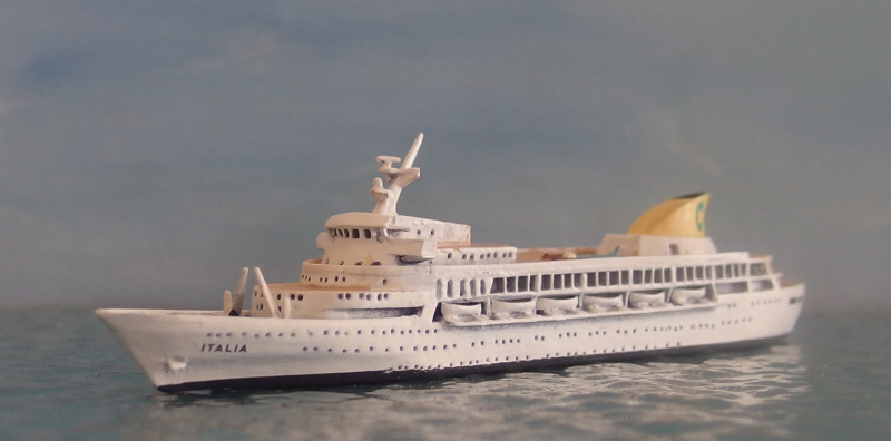 Vorankündigung Kreuzfahrtschiff "MV Italia"  Costa Crociere (1 St.) I 1973 Albatros AL 309 - Auslieferung Juni 2026